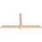 Ekena Millwork Eugene Smooth Timber Gable Bracket, Douglas Fir, 96"W x 48"H x 3 1/2"D x 5 1/2"F, 12/12 Pitch GBW096X48X0406EUG00SDF - alternate 4